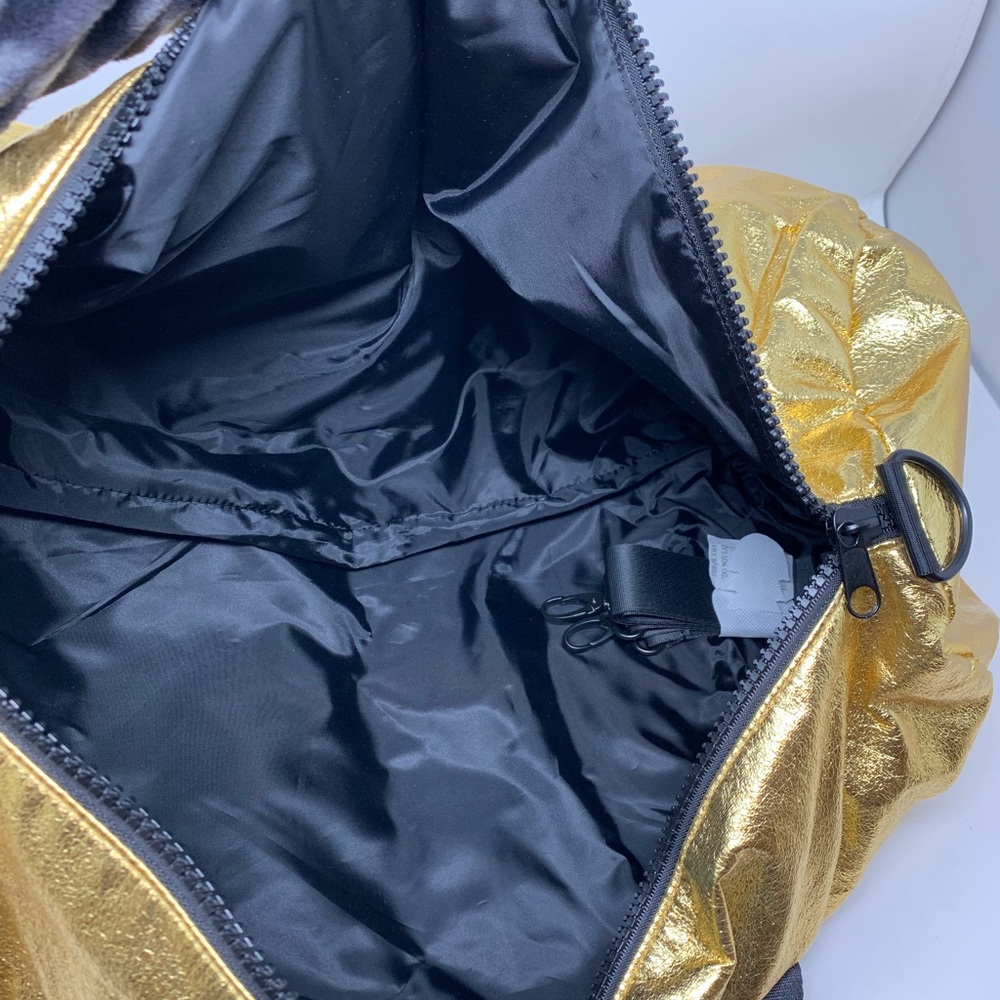 Gold Cardio 2 PC Gym Workout Duffle Bag Large NEW - Picture 3 of 4